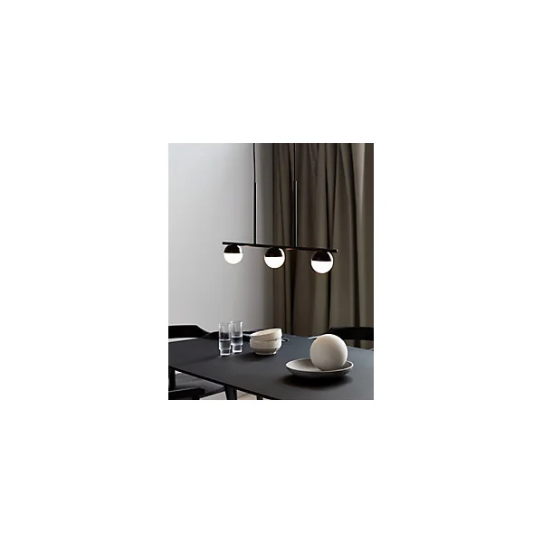 Suspension Contina 3xG9 5W noir Nordlux