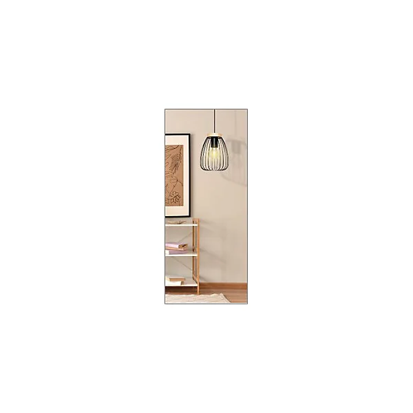 Suspension Cornago E27 IP20 40W Ø17xH.19,7cm noir Eglo