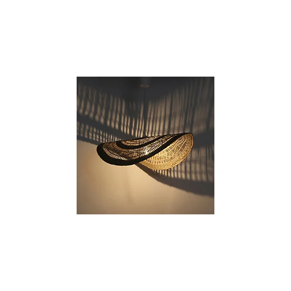 Suspension Costa IP20 Ø58 x H.20 cm Lussiol jacinthe d'eau naturel