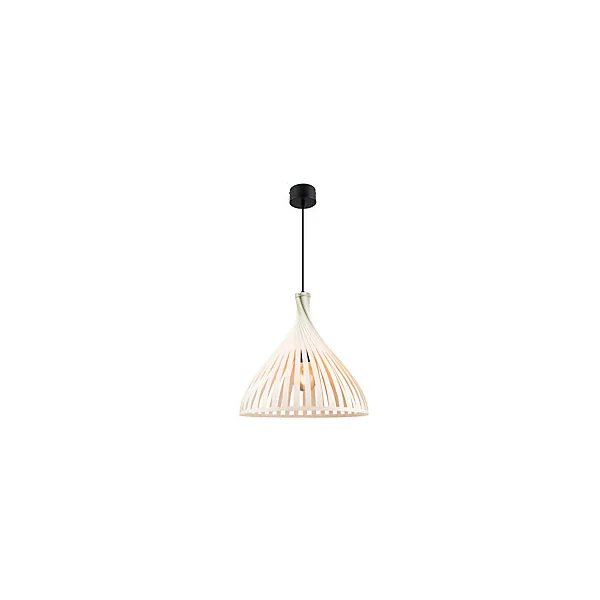 Suspension Crozon GoodHome E27 blanc mat