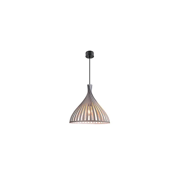 Suspension Crozon GoodHome E27 gris foncé