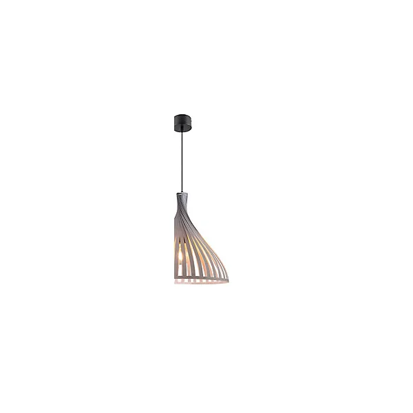Suspension Crozon GoodHome E27 gris foncé