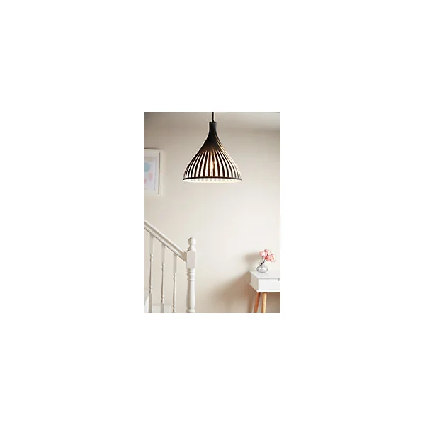 Suspension Crozon GoodHome E27 gris foncé