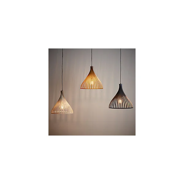 Suspension Crozon GoodHome E27 gris foncé