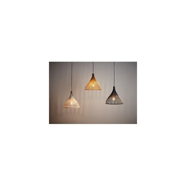 Suspension Crozon GoodHome E27 gris foncé