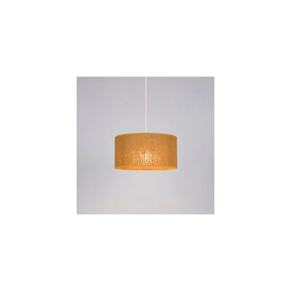 Suspension cylindre Corep lin lave jaune curry Ø 38cm