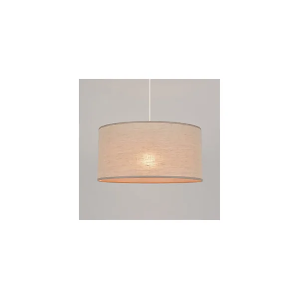 Suspension cylindre E27/100W H19cm Ø38 cm Pyla Corep