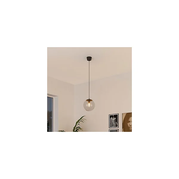 Suspension Dacite E27 28W ⌀28xH.146.5cm noir GoodHome