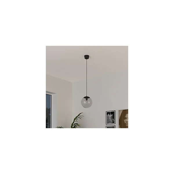Suspension Dacite E27 28W ⌀28xH.146.5cm noir GoodHome