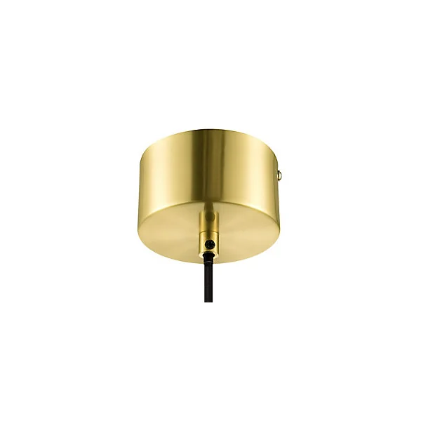Suspension Dacite GoodHome laiton et transparent E27 IP20