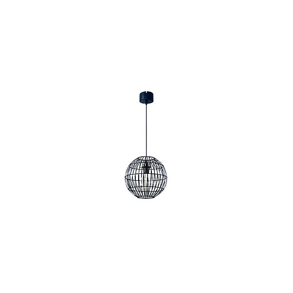 Suspension Dacite GoodHome noir l.28 cm IP20 E27