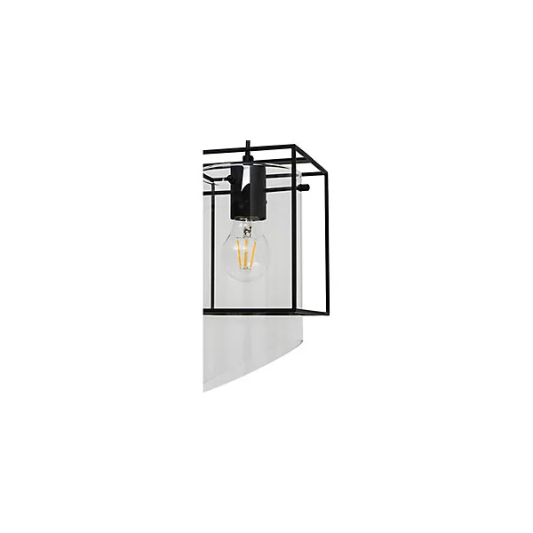 Suspension Daluiz GoodHome E27 noir mat