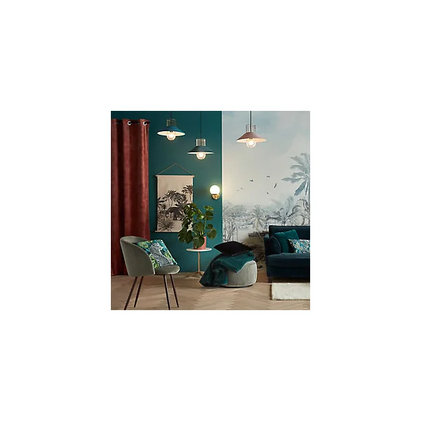 Suspension Diana E27 40W IP20 223,5 x 40 cm bleu surf