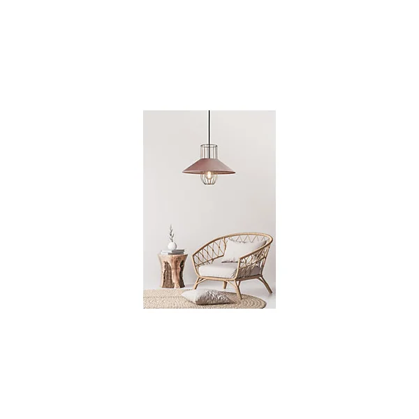 Suspension Diana E27 40W IP20 223,5 x 40 cm rose