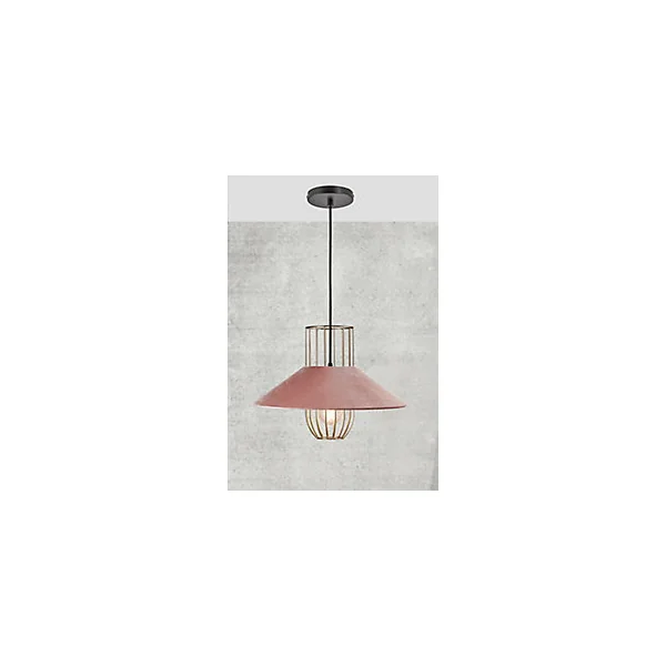 Suspension Diana E27 40W IP20 223,5 x 40 cm rose