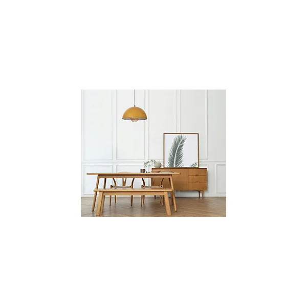 Suspension E27 Lukas jaune 40W IP20 L60 x l.41 x H.20 cm