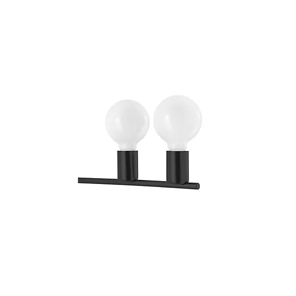 Suspension E27 métal noir mat L.60 x l.79 x H.60 cm GoodHome Darrah