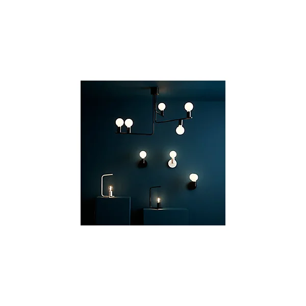 Suspension E27 métal noir mat L.60 x l.79 x H.60 cm GoodHome Darrah
