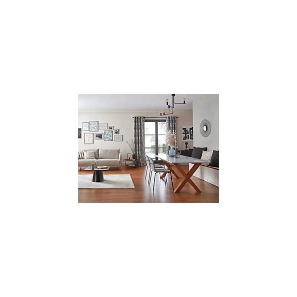 Suspension E27 métal noir mat L.60 x l.79 x H.60 cm GoodHome Darrah