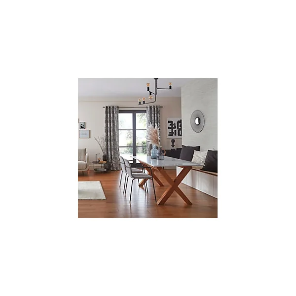 Suspension E27 métal noir mat L.60 x l.79 x H.60 cm GoodHome Darrah