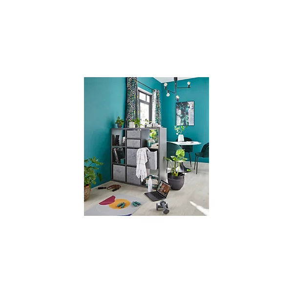 Suspension E27 métal noir mat L.60 x l.79 x H.60 cm GoodHome Darrah