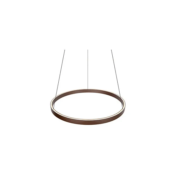 Suspension en aluminium LED 72 W rouille Ø80 x H.200 cm Lucide Liane