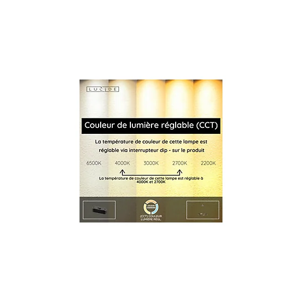 Suspension en aluminium LED 72 W rouille Ø80 x H.200 cm Lucide Liane