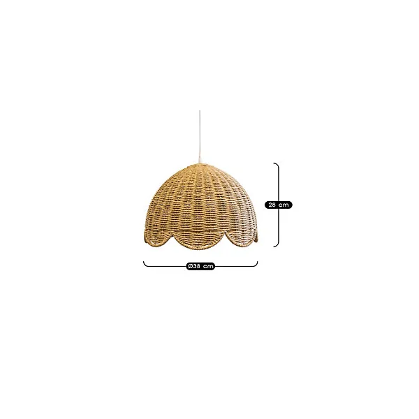 Suspension en corde Ø38 cm E27 40 W Jumell Inana
