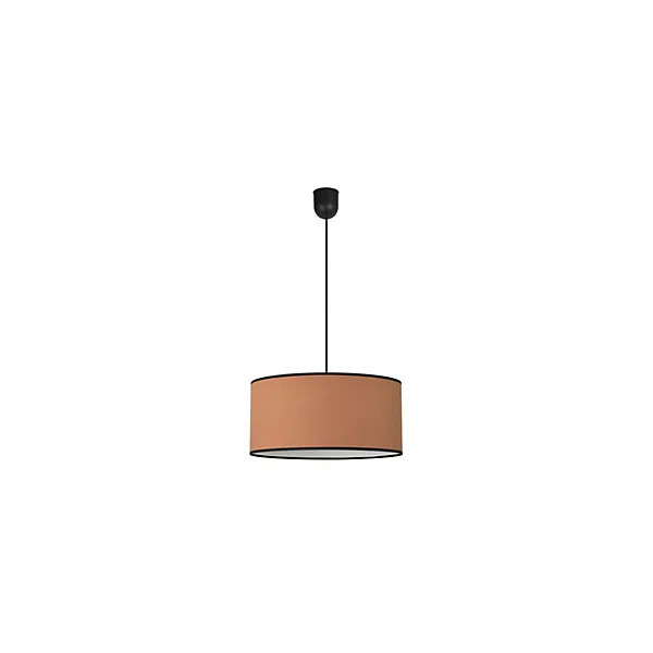 Suspension en coton E27 15W mocha Ø38cm Corep