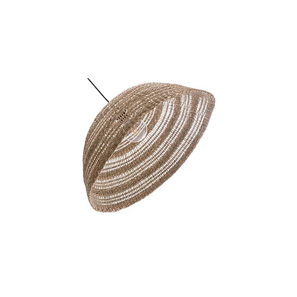 Suspension en jacinthe d'eau E27 40W Ø58cm beige Lussiol, Paula