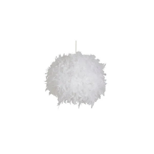 Suspension en plumes E27 15W blanc Ø40cm Corep, Kokot