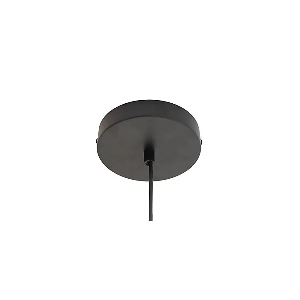 Suspension en verre et métal blanc et vert Ø25 cm E27 25 W Jumell Yori