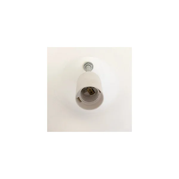 Suspension en verre et métal blanc Ø26 cm E27 25 W Jumell Boli