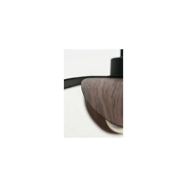 Suspension Floris métal noir et raphia E27 40W IP20 Ø50cm x H.140cm Seynave