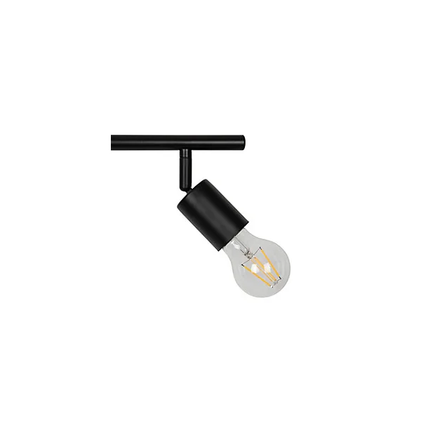 Suspension Ghlin 5 lumières E27 140W ⌀80xL.6xH.110cm noir GoodHome