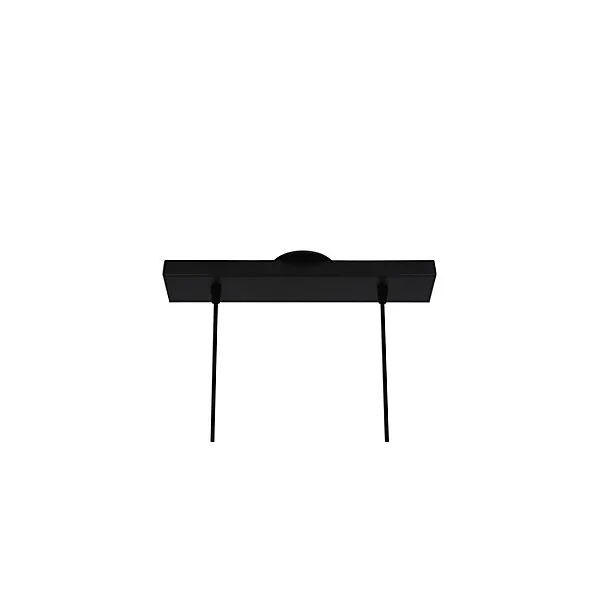Suspension Ghlin 5 lumières E27 140W ⌀80xL.6xH.110cm noir GoodHome