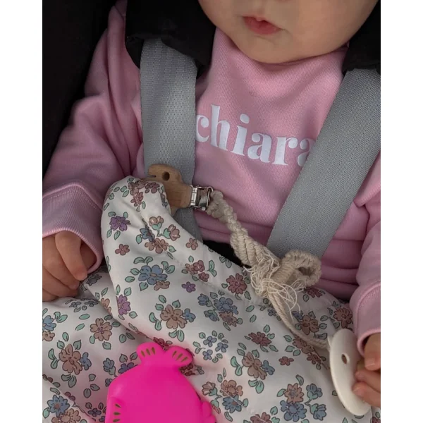 Sweat Personnalisé Bébé Rose – Cadeau Doux et Unique