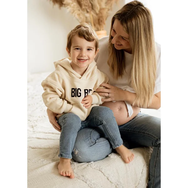 Sweat à Capuche Enfant Personnalisé – Grand Frère ou Grande Sœur