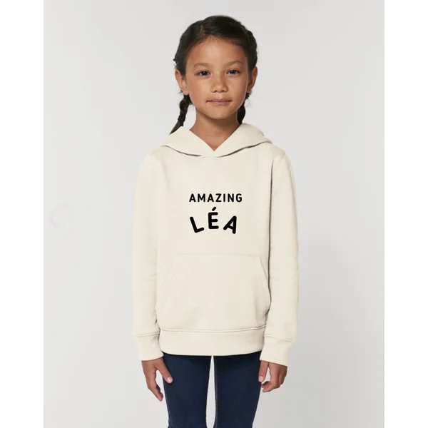 Sweat à capuche personnalisé naturel