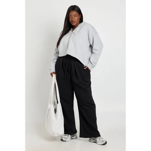 Sweat À Casynthétiqueche Grande Taille Col Cheminée Zippé Avec Cordons De Serrage