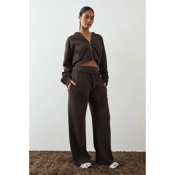 Sweat à Casynthétiqueche Zippé Boxy DSGN Studio Premium Poids Lourd Délavé