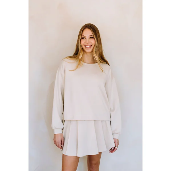 Sweatshirt ANGELA - avoine