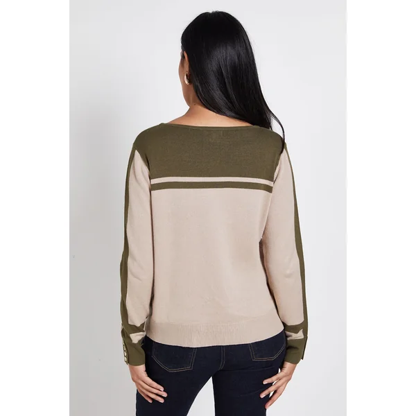 Synthétiquell Colour Block Petite Taille