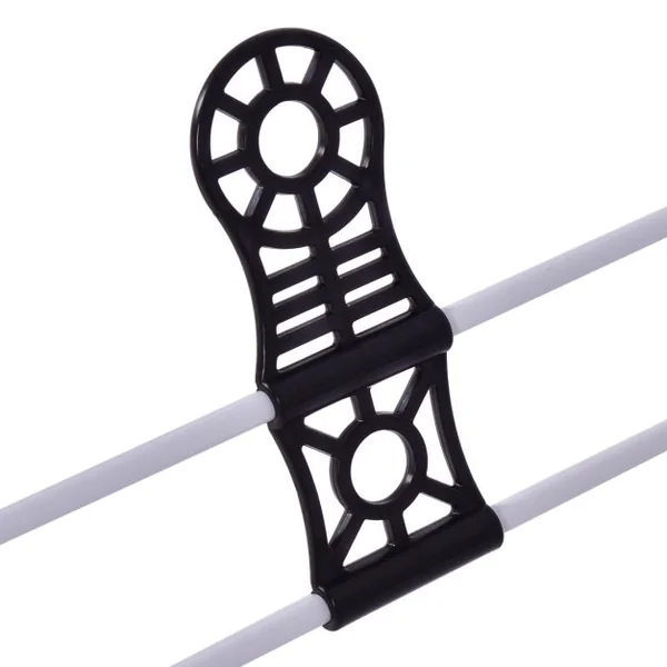 Séchoir Pliable Rangement pour Vêtements de Lessive Cintre Robuste Étendoir à Linge Séchoir à Vêtements en Acier pour Intérieur/Extérieur