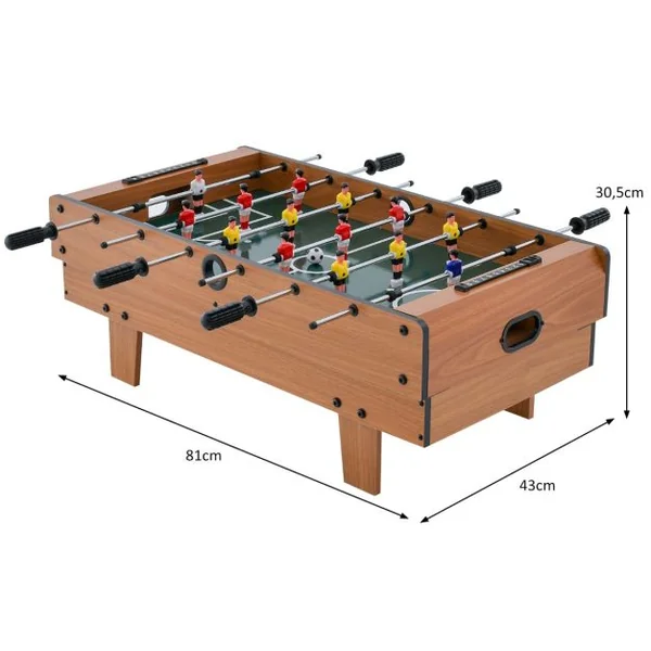 Table de Jeu Combo 4 en 1 Table de Baby-Foot Billard Ping-Pong Hockey Accessoires Complets Table de Jeux Multiples pour Enfants et Adultes