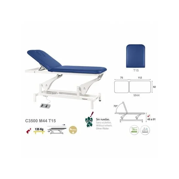 Table d'examen électrique Ecopostural C3500 + tabouret offert