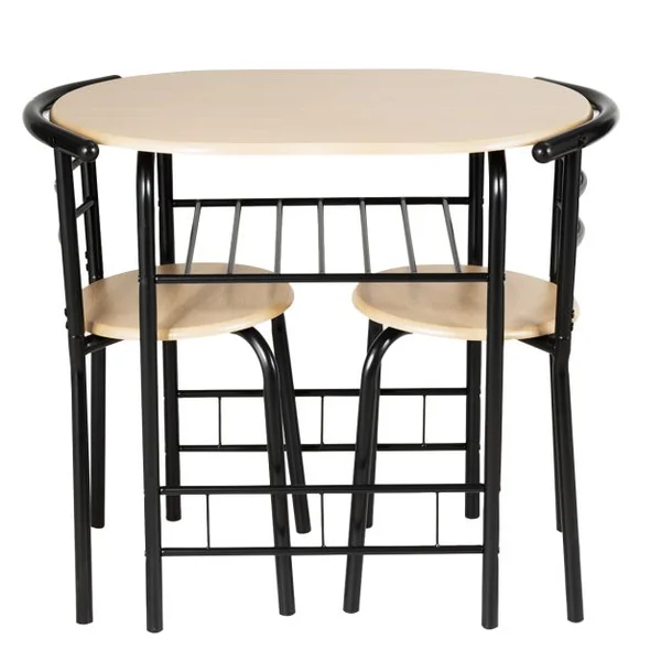 Table et Chaises de Cuisine Table et 2 Chaises Table et Chaises Salle à Manger MDF Naturel