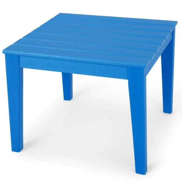 Table pour Enfants en PEHD anti-Décoloration pour Intérieur / Extérieur 64,5 x 64,5 x 51 cm (L x l x H) Bleu