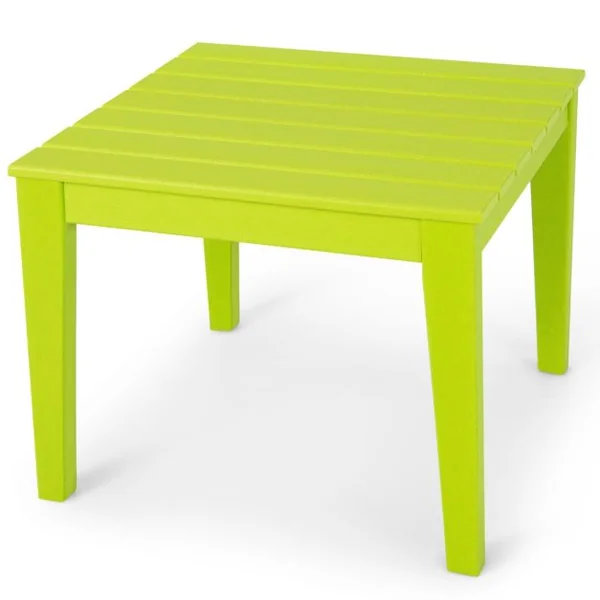 Table pour Enfants en PEHD anti-Décoloration pour Intérieur / Extérieur 64,5 x 64,5 x 51 cm (L x l x H) Vert