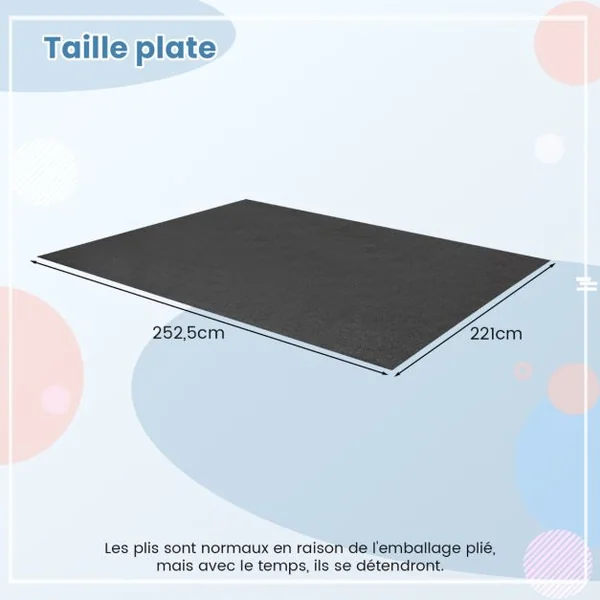 Tapis de Sol pour Garage Tapis de Stationnement Absorbant Tapis de Sol Réutilisable et Lavable Support Antidérapant et Imperméable avec Ruban Adhésif